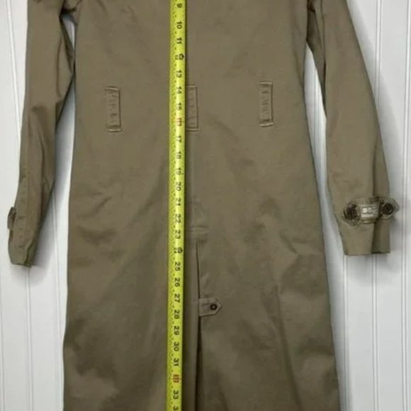 Oakley Double Breasted Khaki Tan Military Coat - Size XS - Picture 6 of 8